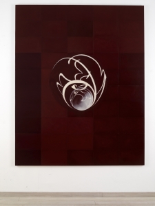 Domenico Bianchi, Senza titolo, 2007, cera e fibra di vetro, cm 250x200