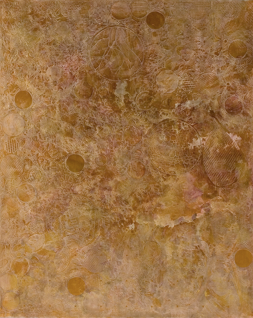 Il riposo della forma, 2005, acrilico su tela, cm 250x200