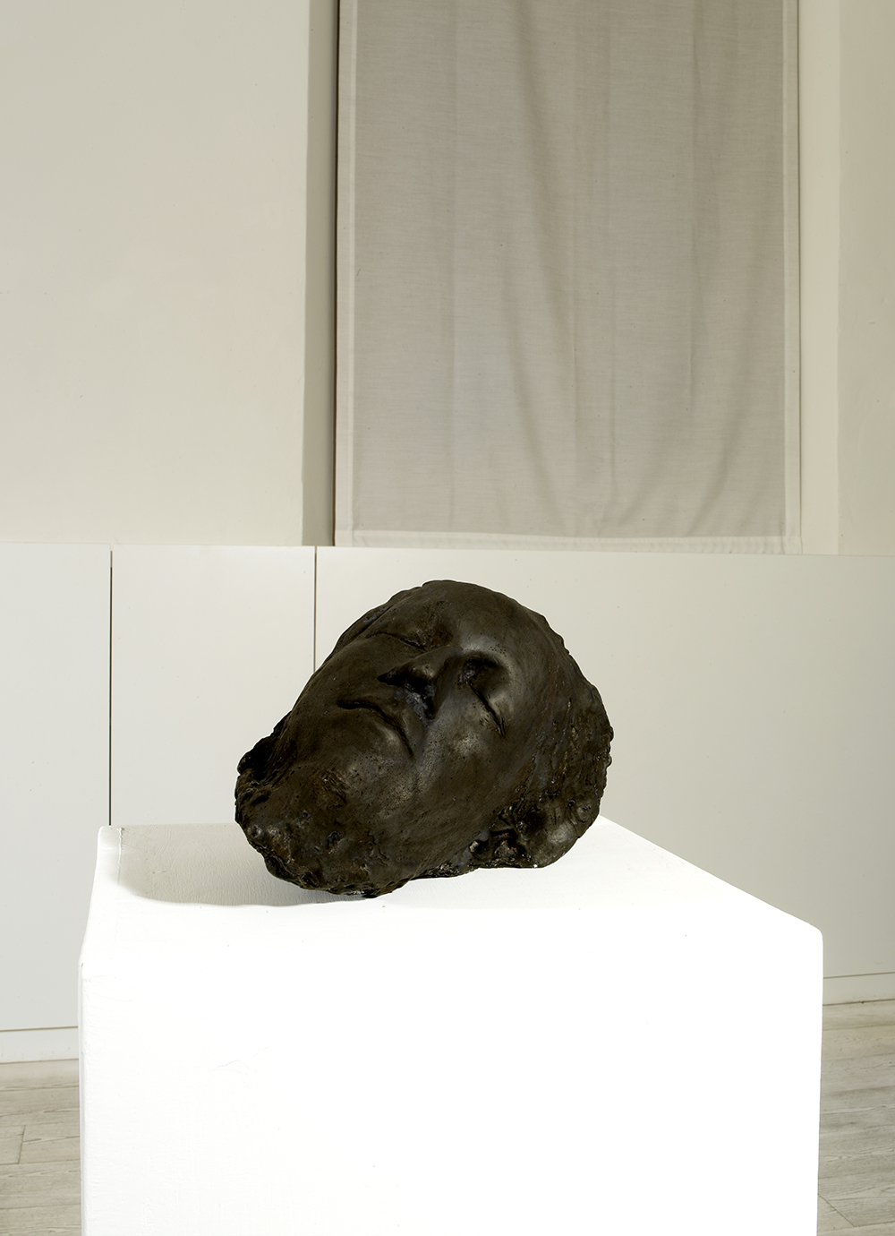 Andrea Fogli, Testa, 2003, cera, cm 17,5x29x17