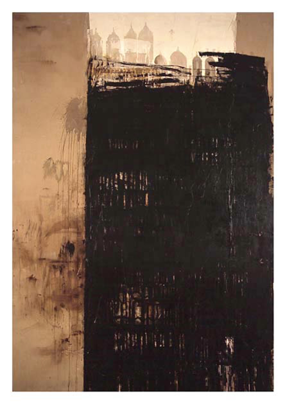 Cattedrale, 2004, olio su tela, cm 400x290 - Collez. Carisbo S. Giorgio in Poggiale, Bologna