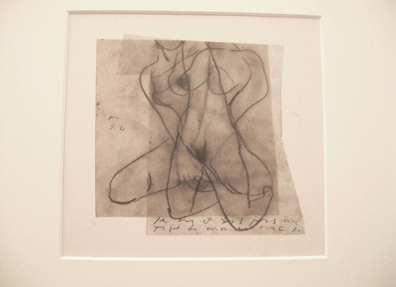 da Archivio Grande quaderno erotico 1994-2014, 2014, tecnica mista su acetati sovrapposti, cm 36,5x52