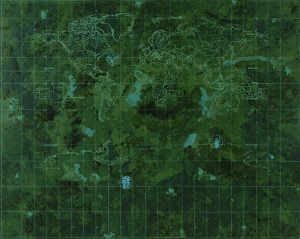 Il giardino d'acqua, 1999-2002, acrilico su tela, cm 200x250