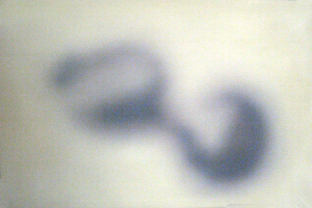 Ipnosi, 2006, tecnica mista su tela, cm 84x127