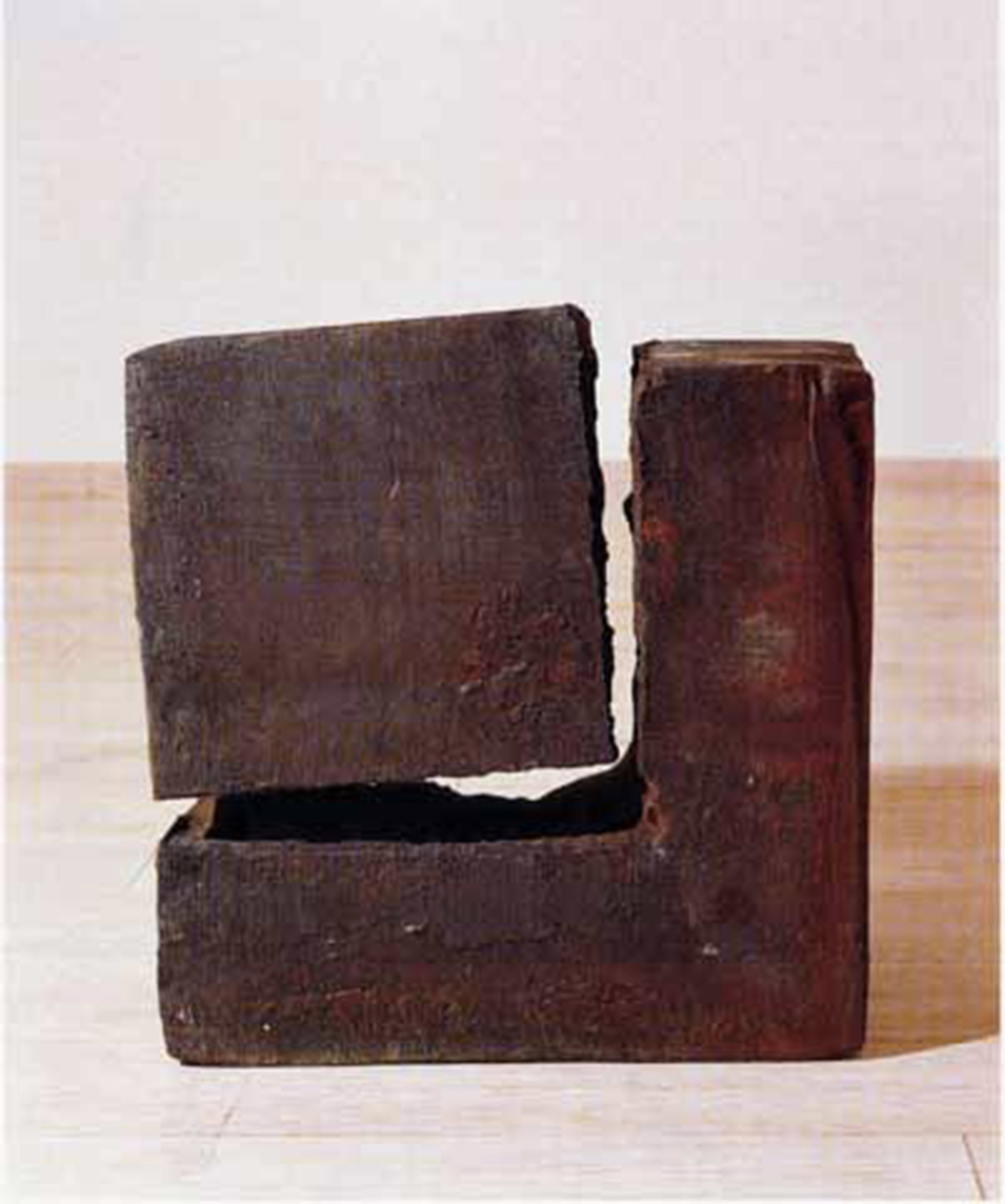 Giuseppe Spagnulo, Ferro spezzato, 1992, acciaio, cm 60x40x60