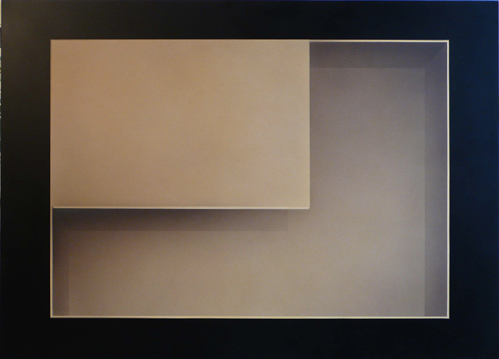 Marco Tirelli, Senza titolo, 2008, tecnica mista su tela, cm 180x250