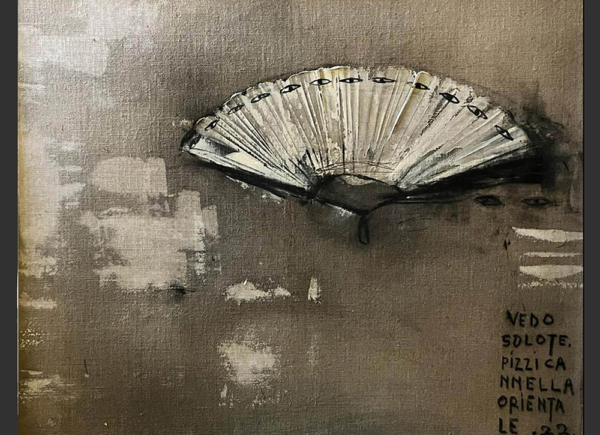 Vedo solo te, 2010, olio su tela, cm 84x102