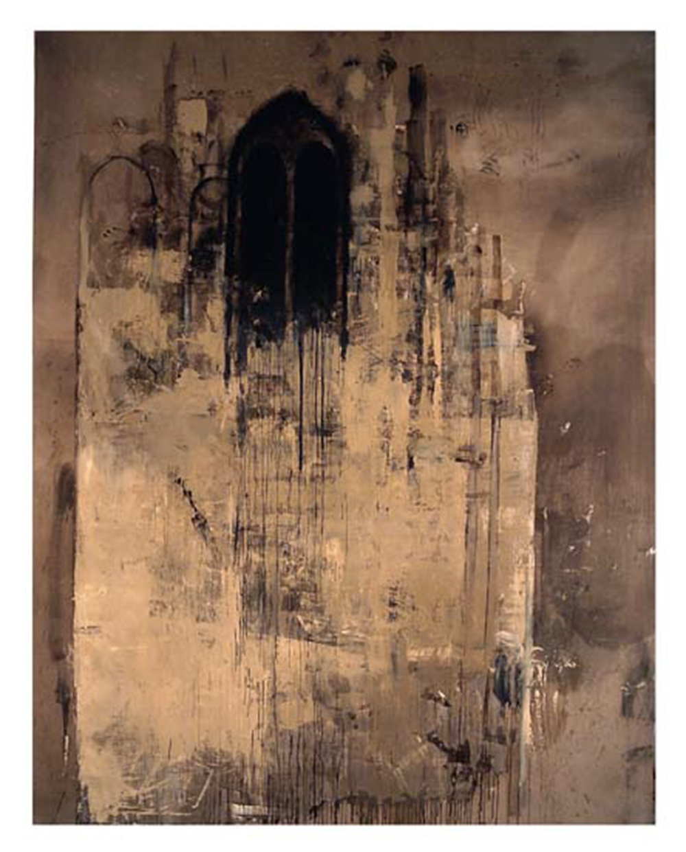 Cattedrale, 2004, olio su tela, cm 395x308 - Collez. Carisbo S. Giorgio in Poggiale, Bologna