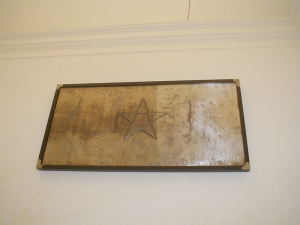 Stella, 2002, piombo, ferro, legno, cm 100x200