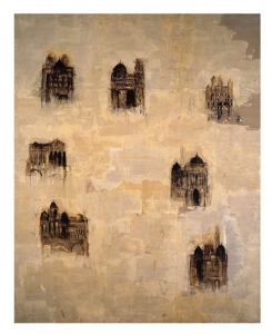Cattedrale, 2004, olio su tela, cm 400x320 - Collez. Carisbo S. Giorgio in Poggiale, Bologna