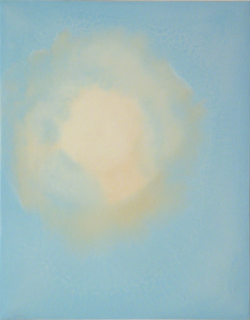Peter Flaccus, Sky Bulb, 2006, encausto su tavola, cm 43x34