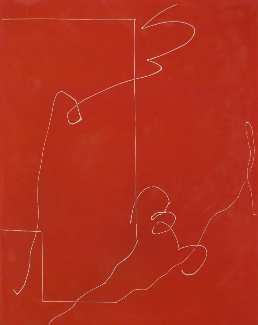 Peter Flaccus, Pompeii Scribble, 2011, encausto su tavola, cm 43x34