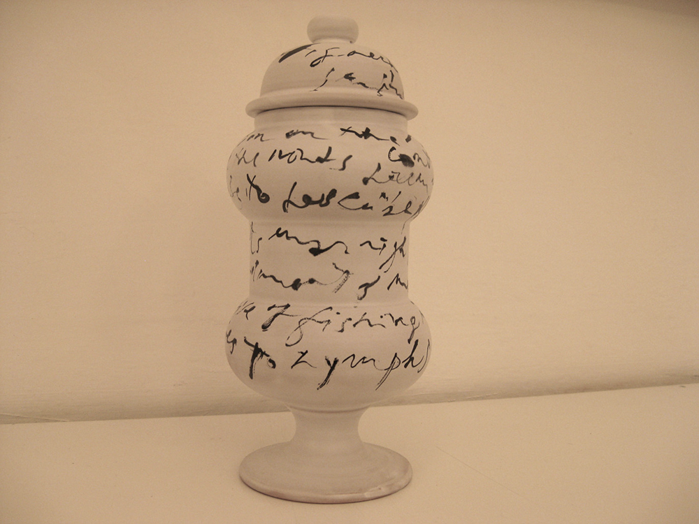 Vaso, 2015, ceramica, cm h 25x10