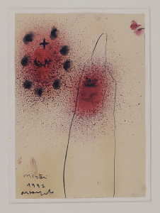 Misteri, 1997, tecnica mista su carta, cm 33x23,5
