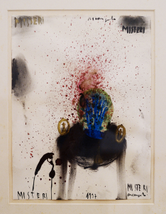 Misteri, 1997, tecnica mista su carta, cm 31x23