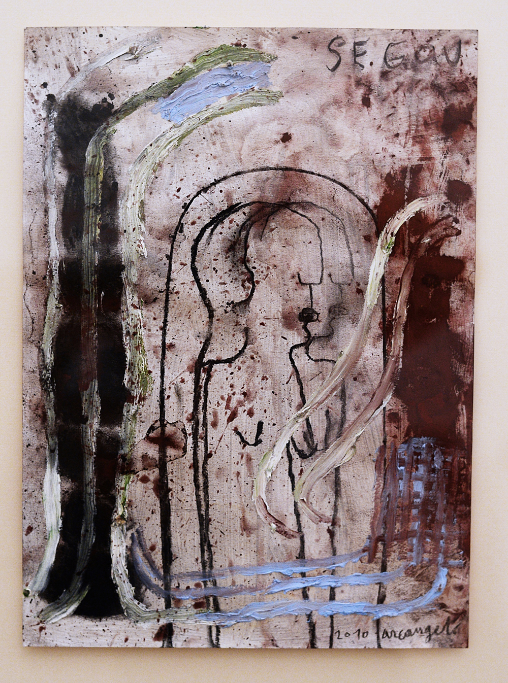 Segou, 2010, tecnica mista su carta, cm 33x24