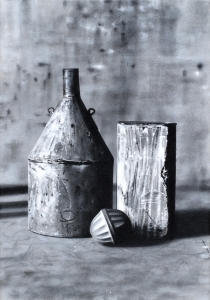 Andrea Facco, Grigiocolore 1 (# Le Cose che Pensano), 2008, grigiocolore su tela, cm 35x50