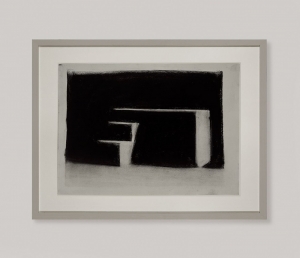 Senza titolo, 2008, tempera e carbone su carta, cm 33x43