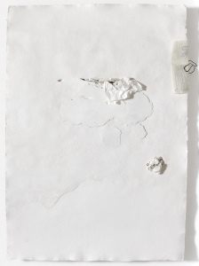 Museo ideale, 2011, tecnica mista su carta, scagliola, rame ossidato, cm 134x94