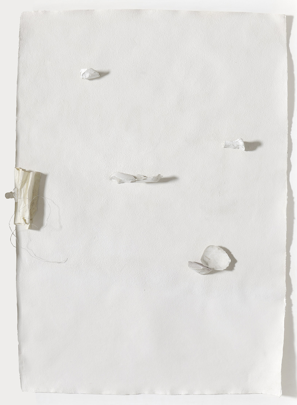 Museo ideale, 2011, tecnica mista su carta e scagliola, cm 134x94