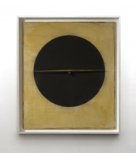 Senza titolo, 2014, gesso, tempera e bronzo su tavola, cm 164x144