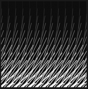 Pannello 465A, 2005, disegno su legno laccato, cm 100x100x3