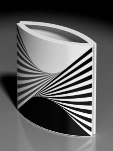 Vaso 516C, 2013, porcellana Rosenthal, h cm 31