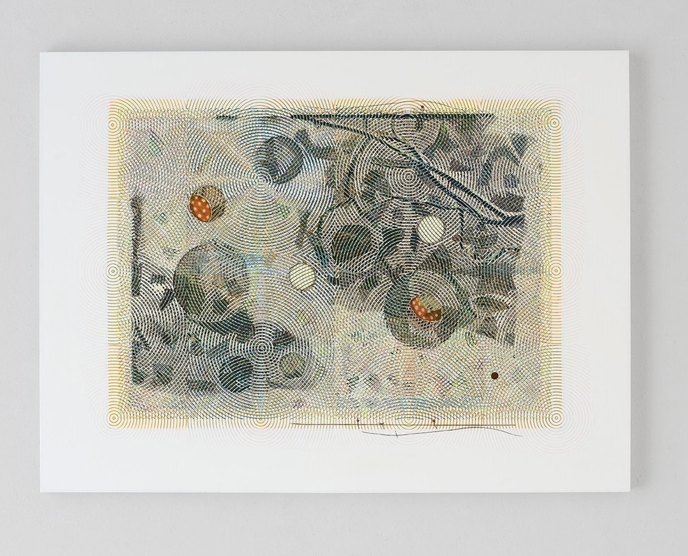 Luigi Carboni, Una giornata di vento e neve, 2017, olio e acrilico su tela, cm 150x200