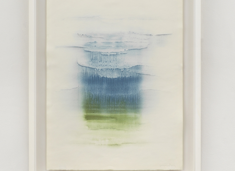 Miraggio, 2021, tempera mista su carta, cm 70x50