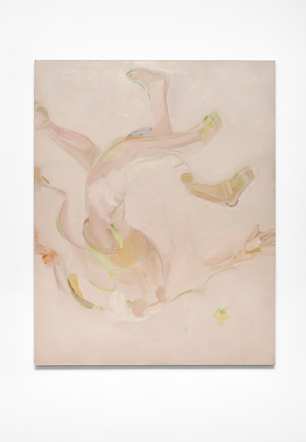 Beatrice Meoni, Caduta, 2019, olio su tavola, cm 150x120