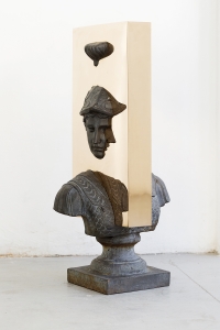 Studio Nucleo, 'Boolean' And (bust), 2017, bronzo lucidato e saldato su scultura vintage, cm 40x53x100