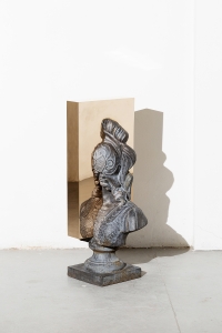 Studio Nucleo, 'Boolean' And (bust), 2017, bronzo lucidato e saldato su scultura vintage, cm 40x53x100