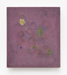 Vera Portatadino, ll Primo Giorno di Primavera, 2020, olio su tavola, cm 30x26