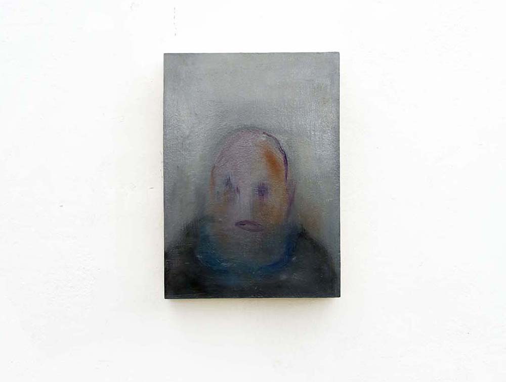 Gloria Franzin, Memoria sepolta, 2022, olio su tavola, cm 35x25