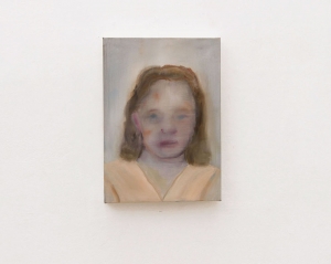 Gloria Franzin, Rewriting VIII - Another self, 2023, olio su tela, cm 35x25