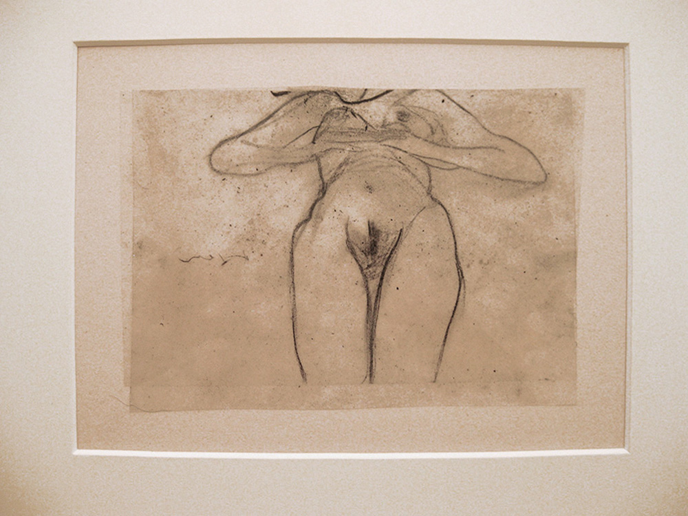 Luca Caccioni, Dalla serie Grande Quaderno Erotico 1994/2023, 2010, grafite e resine su acetati sovrapposti su cartone, cm 36x51,4