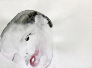 Ruth Barabash, Sans titre, 2002, gouache su carta, cm 24x32