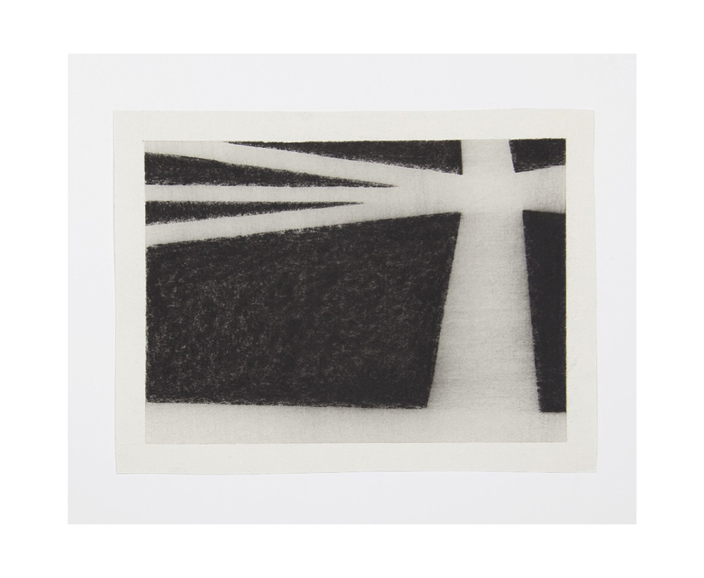 Marco Tirelli, Senza titolo, 2016, tempera e carboncino su carta, cm 22,5x30